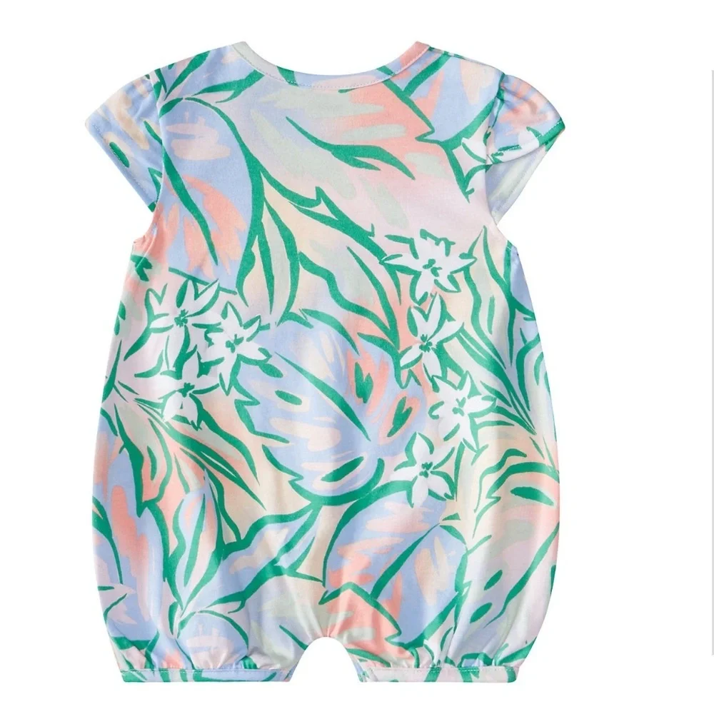 Adidas Baby Romper with Tropical Print 18 months GUC